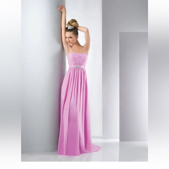 Bari Jay Pink lilac color formal  Dress size 10 - Picture 1 of 7